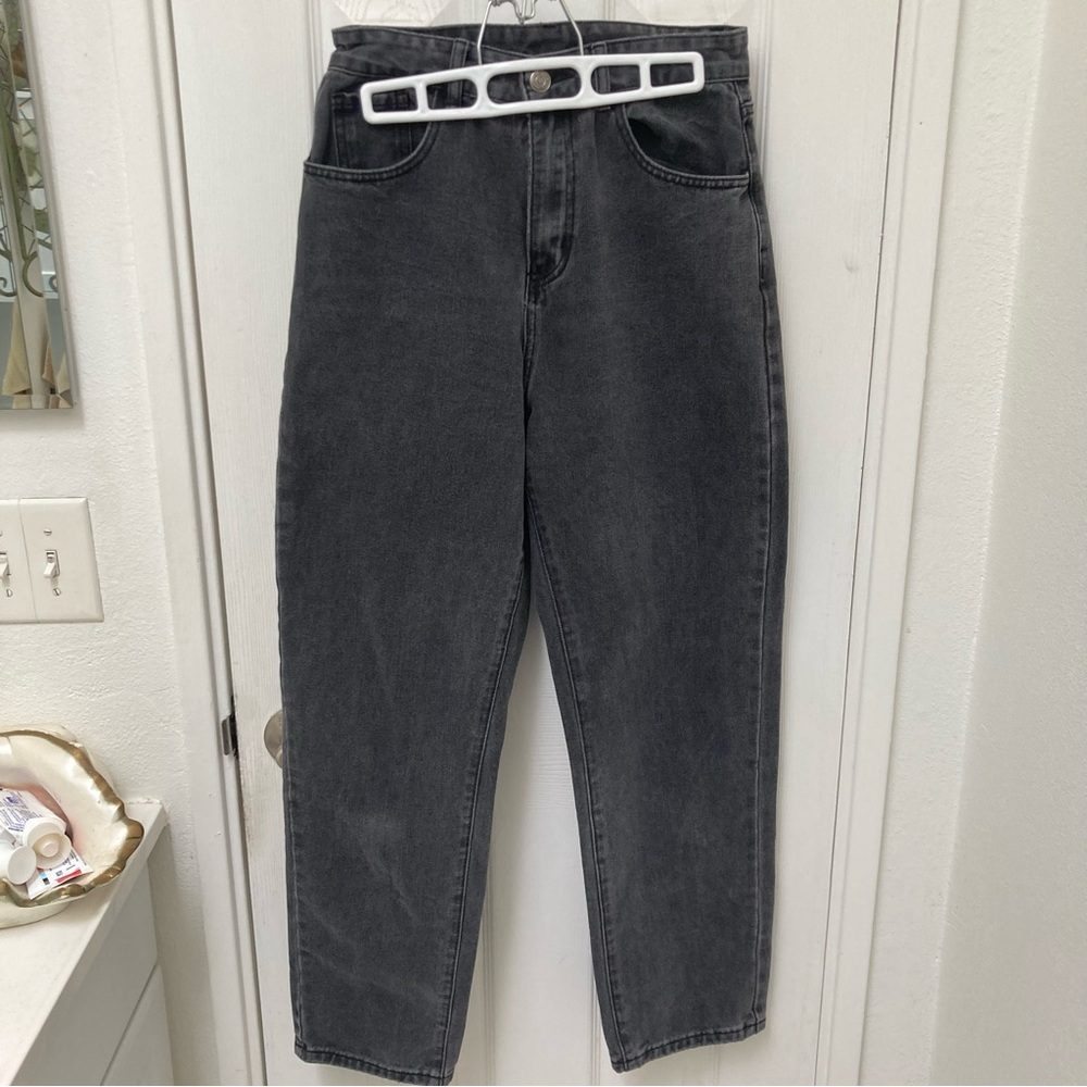 SHEIN Black Faded Mom Jeans Taylor Swift vibes size medium